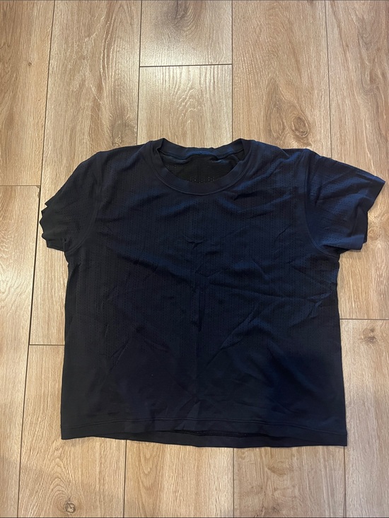 lululemon athletica Tops - Lululemon Black Crew Neck T-Shirt